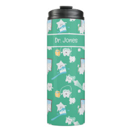 Garrafa Térmica Dentista de dentistas dentários para bebês adoráve