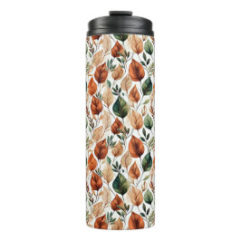 Garrafa Térmica Descartar terra cotta e folha de sage