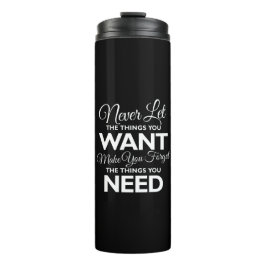 Garrafa Térmica Deseja Versus Necessidades