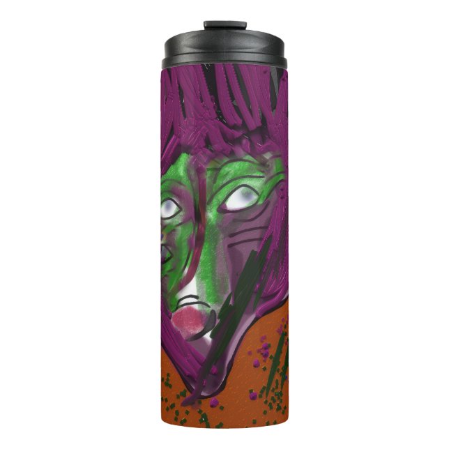 Garrafa Térmica Desenho Animado Maluco (Frente)