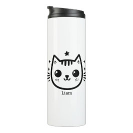 Garrafa Térmica Desenho infantil | Preto e Branco | Minimalista