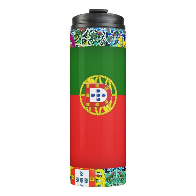 Garrafa Térmica desenhos portugueses  (Frente)
