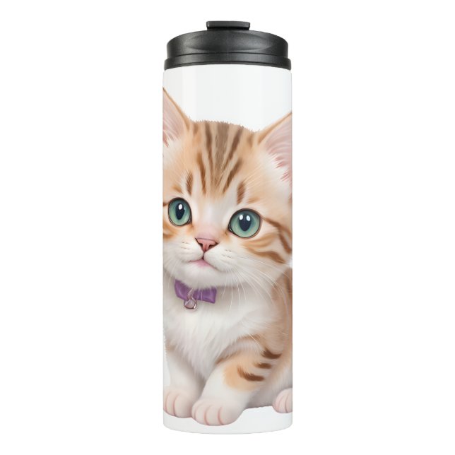 Garrafa Térmica Design Adorável de Kitten (Frente)