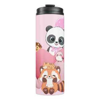 Garrafa Térmica Design de Animais Fofos