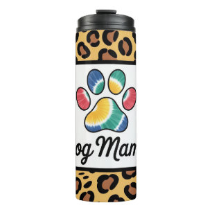 Garrafa Térmica Design de Estampa de Leopardo com Impressão de Pat