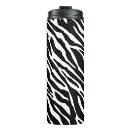Garrafa Térmica Design de estribo de zebra animal