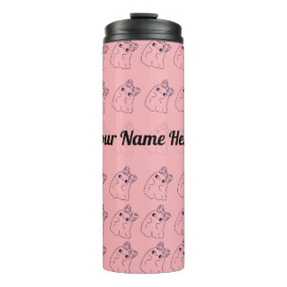 Garrafa Térmica Design de Fantasma do Bom Halloween