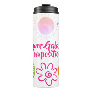 Garrafa Térmica Design de Gama de Flor em Combinação