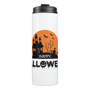 Garrafa Térmica design de halloween