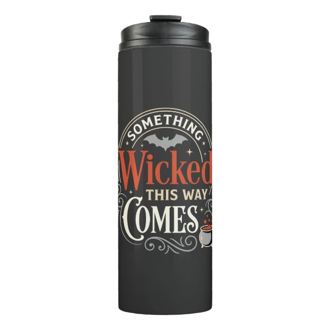 Garrafa Térmica Design de Halloween Wicked This Way Comes_1 (Frente)