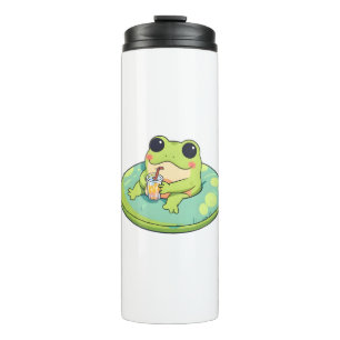 Garrafa Térmica Design de limonada de um dia de piscina de verão c