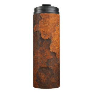 Garrafa Térmica Design de metal de apoio da curva de textura em fe