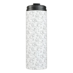 Garrafa Térmica Design de Nome Minimalista de Volta às Aulas