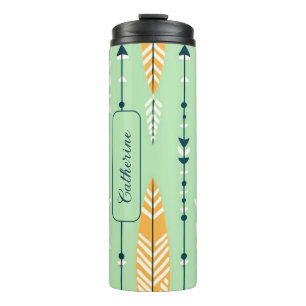GARRAFA TÉRMICA DESIGN DE PADRÃO DE BOHO PERSONALIZADO CLÁSSICO