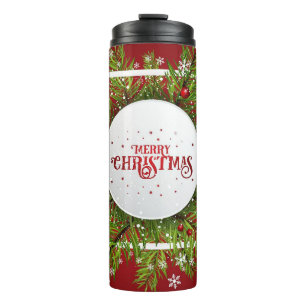 Garrafa Térmica Design de Tema de Natal