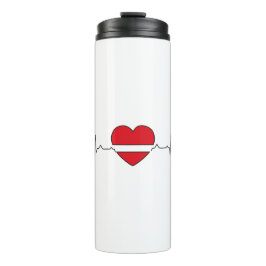 Garrafa Térmica design do coração