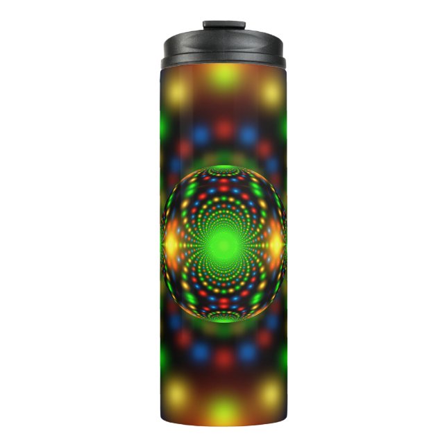 Garrafa Térmica Design Fraco do enfeites de natal (Frente)