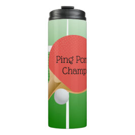 Garrafa Térmica Design Mesa de pinos para pinos