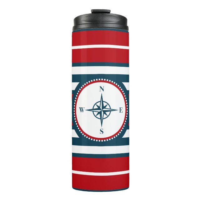 Garrafa Térmica Design náutico (Frente)