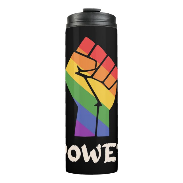 Garrafa Térmica Design para Igualdade do Orgulho LGBT (Frente)