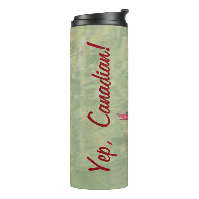 Garrafa Térmica Designer de Tons Canadense (Giro à esquerda)