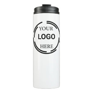Garrafa Térmica Designs Mínimos Modernos para Negócios de Logotipo