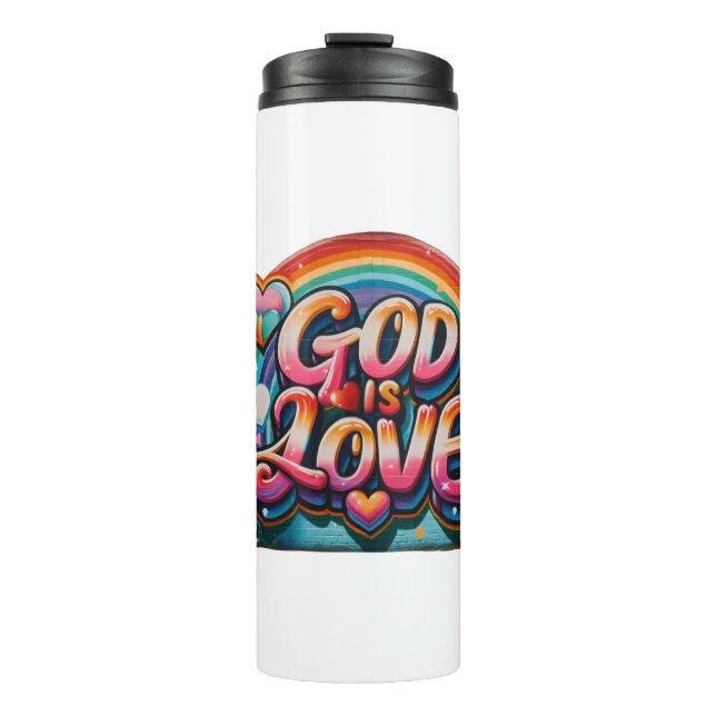 Garrafa Térmica Deus é amor (Frente)