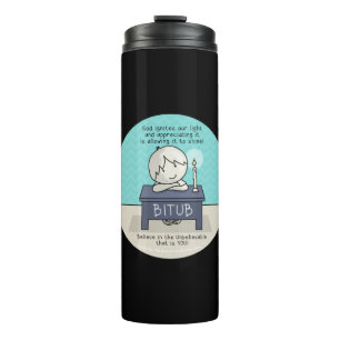 Garrafa Térmica Deus incendeia nosso Tumbler Térmico Leve