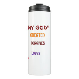 Garrafa Térmica Deus Projetou-me Coleção