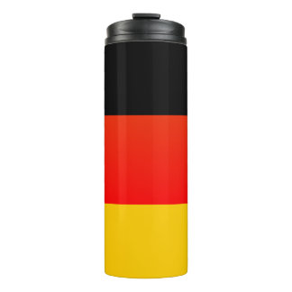 Garrafa Térmica Deutsche Flagge ou alemão Flag Thermal Tumbler