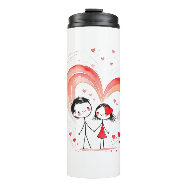 Garrafa Térmica Dia de os namorados 2025 (Frente)