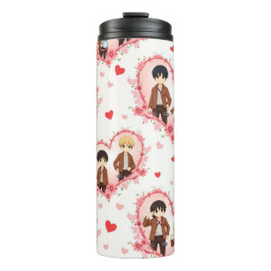 GARRAFA TÉRMICA DIA DE OS NAMORADOS ANIME TUMBLER
