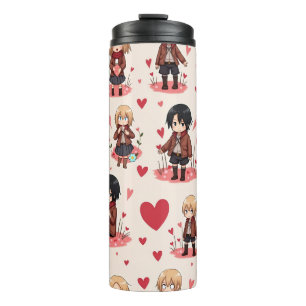 GARRAFA TÉRMICA DIA DE OS NAMORADOS ANIME TUMBLER