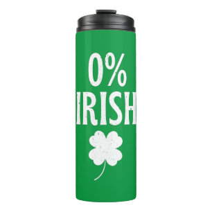 Garrafa Térmica Dia de São Patrício 0% irlandês