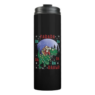 Garrafa Térmica Dinossauro Natal Papai Noel