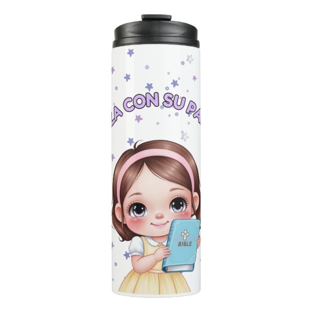 Garrafa Térmica Dios me abraza con su palabra  (Frente)