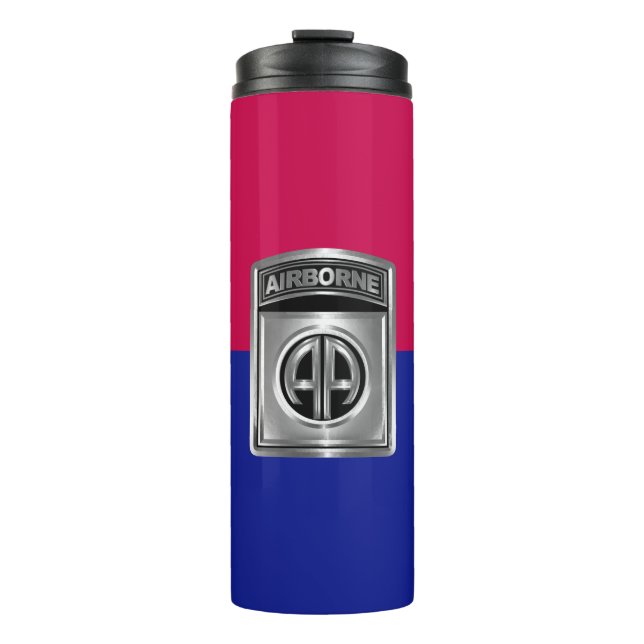 Garrafa Térmica Distintivo Personalizado da 82ª Divisão Aerotransp (Frente)
