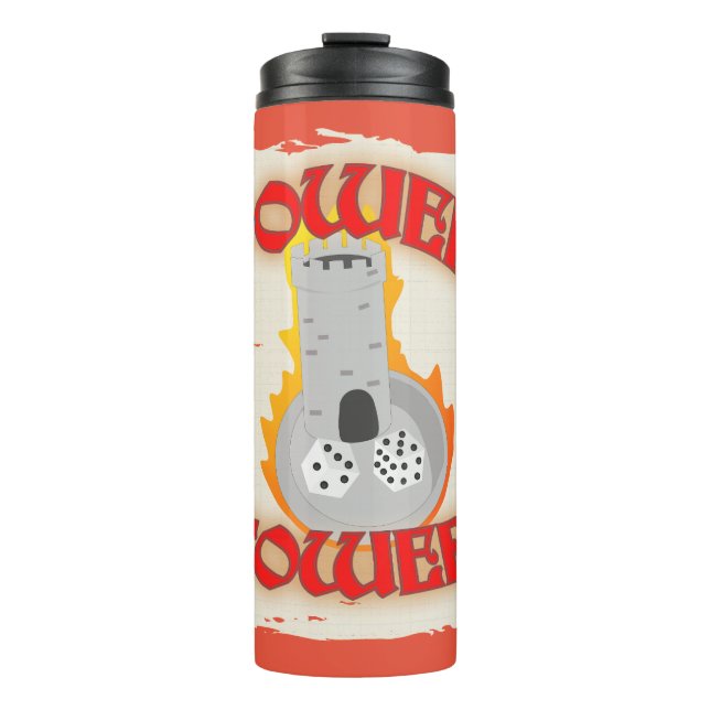 Garrafa Térmica Diversão do Design do Conselho do jogo da Power To (Frente)