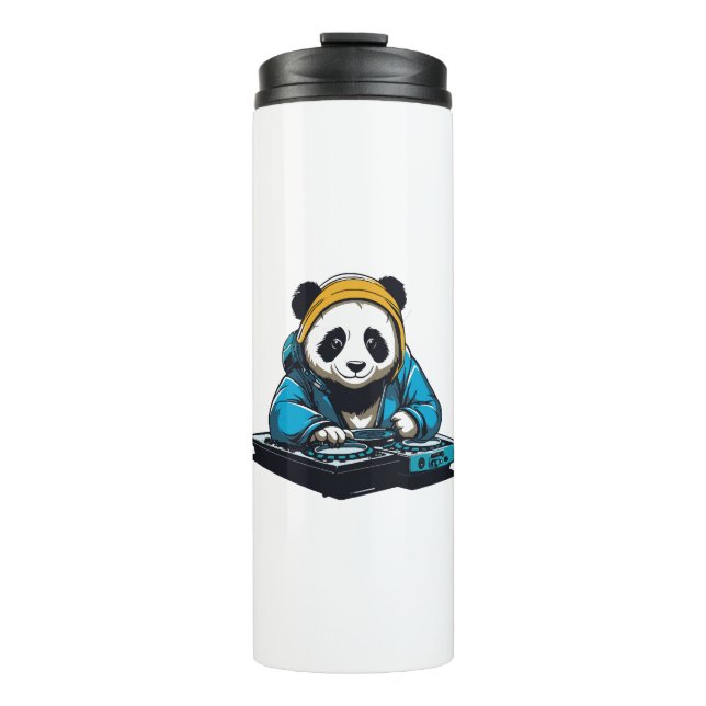 Garrafa Térmica DJ Kawaii Panda (Frente)