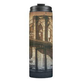 Garrafa Térmica "Do Brooklyn a Manhattan" nome personalizado tumbl