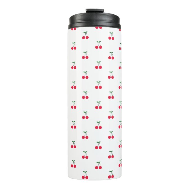 Garrafa Térmica Doce Cherry Pattern Tumbler (Frente)