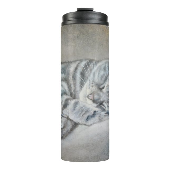 Garrafa Térmica Doces Sonhos de um Shorthair Britânico (Frente)