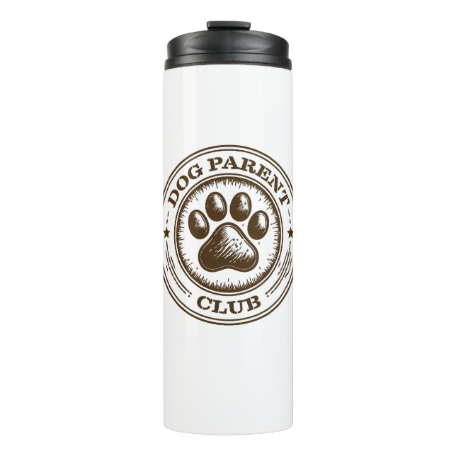 Garrafa Térmica Dog Parent Club, Proudly Loyal & Loving (Frente)