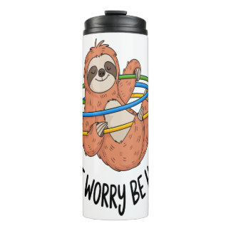 Garrafa Térmica Don't Worry Be Hoopy Sloth