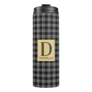 Garrafa Térmica Douglas Tartan Monograma D 