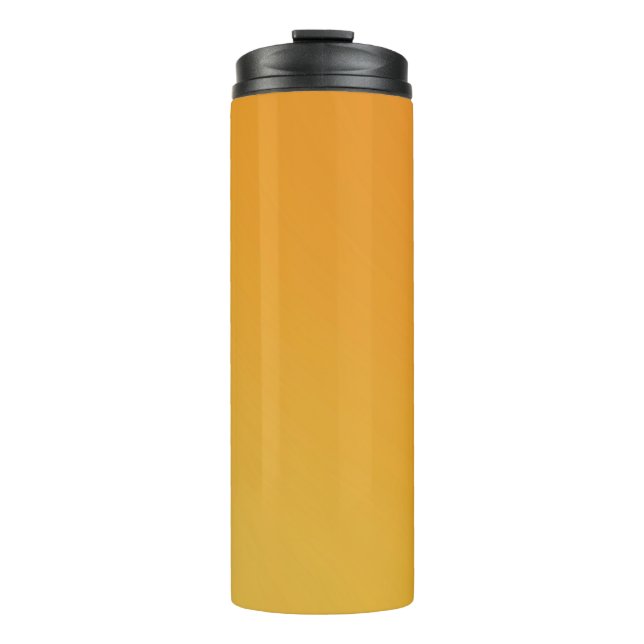 Garrafa Térmica Dourado amarelo azul simples (Frente)