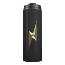 Garrafa Térmica Dourado trovão preto