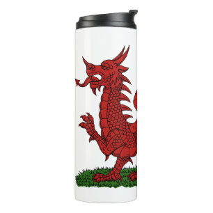 Garrafa Térmica Dragão Vermelho do País de Gales