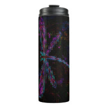 Dragões Azuis bonito em Preto