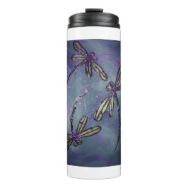 Garrafa Térmica Dragonfly Purple Night Fliting
